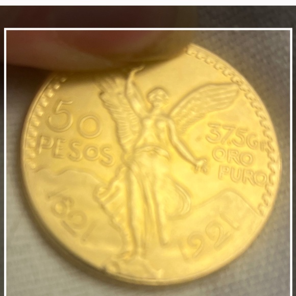 1821 Gold Bullion 50 Peso Gold Coin - Picture 1 of 4